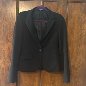 Express one button black blazer size 6